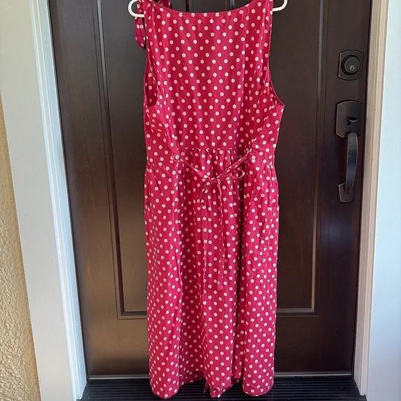 NWT April Cornell Molly Dot Dress Red Cream Size XXL / 1X - Picture 13 of 15